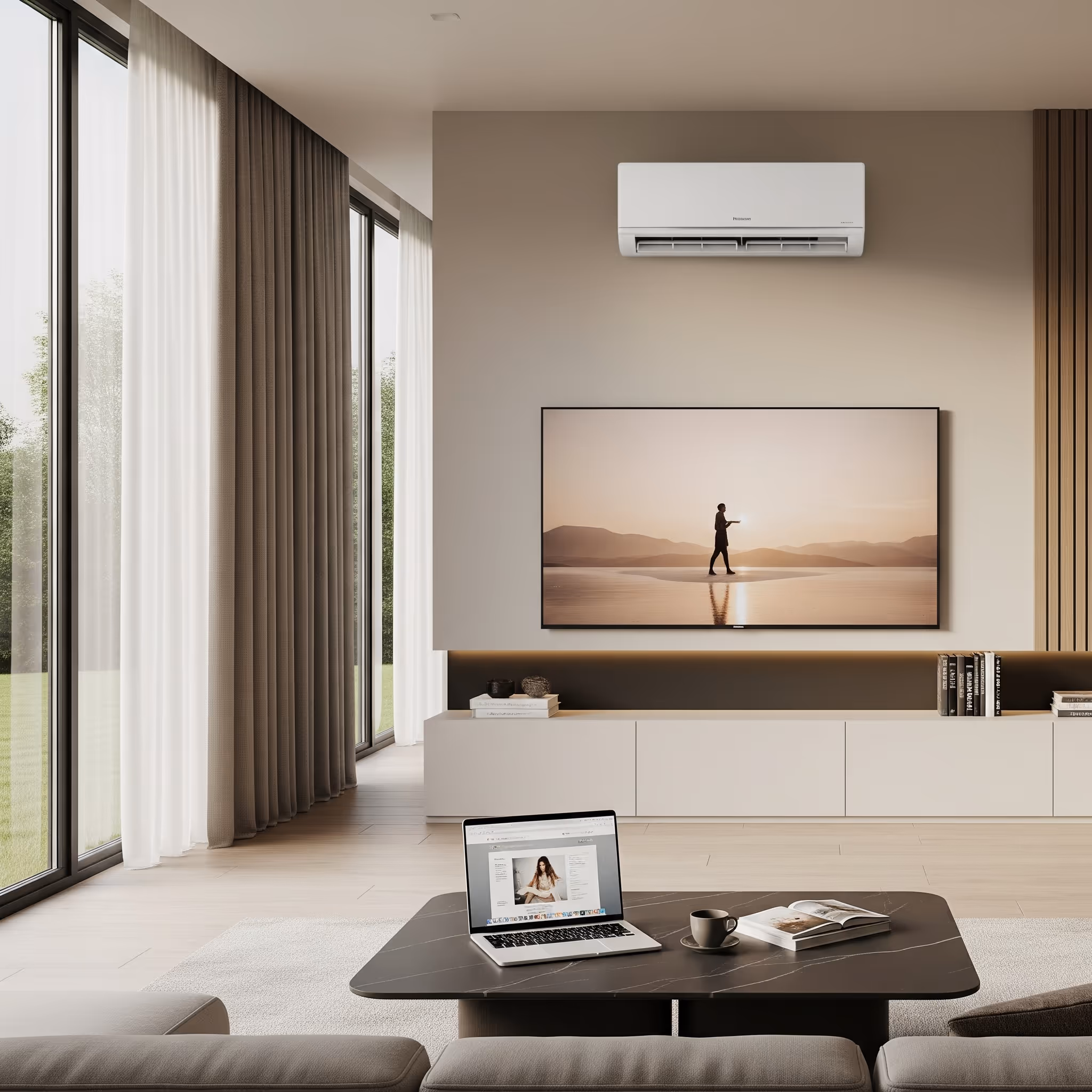 duurzame nederlandse woning met ruime woonkamer