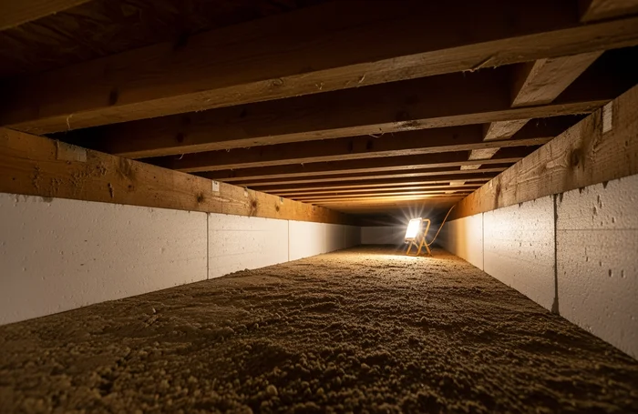 Kruipruimte Isolatie in Veendam - professionele installatie