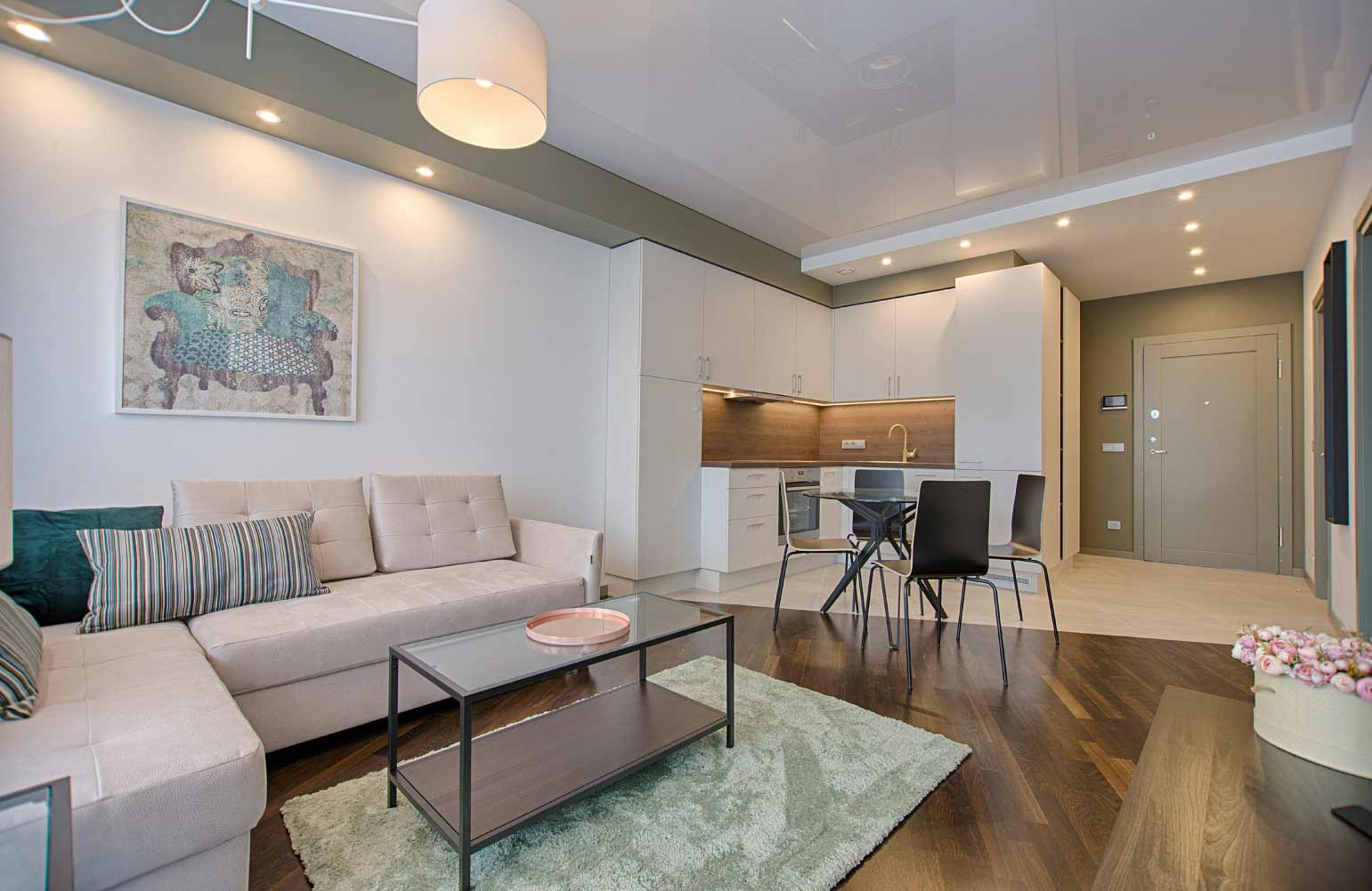 interieur van een huis met vloerverwarming